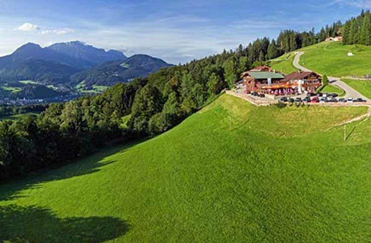 Aufnahme vom Gelände des Alpengasthofs Hochlenzer