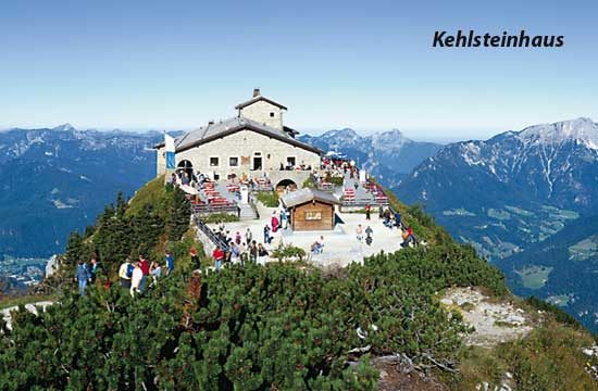 Berglandschaft am Obersalzberg mit Blick zum Kehlstein