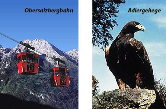 Obersalzbergbahn in der Landschaft am Obersalzberg